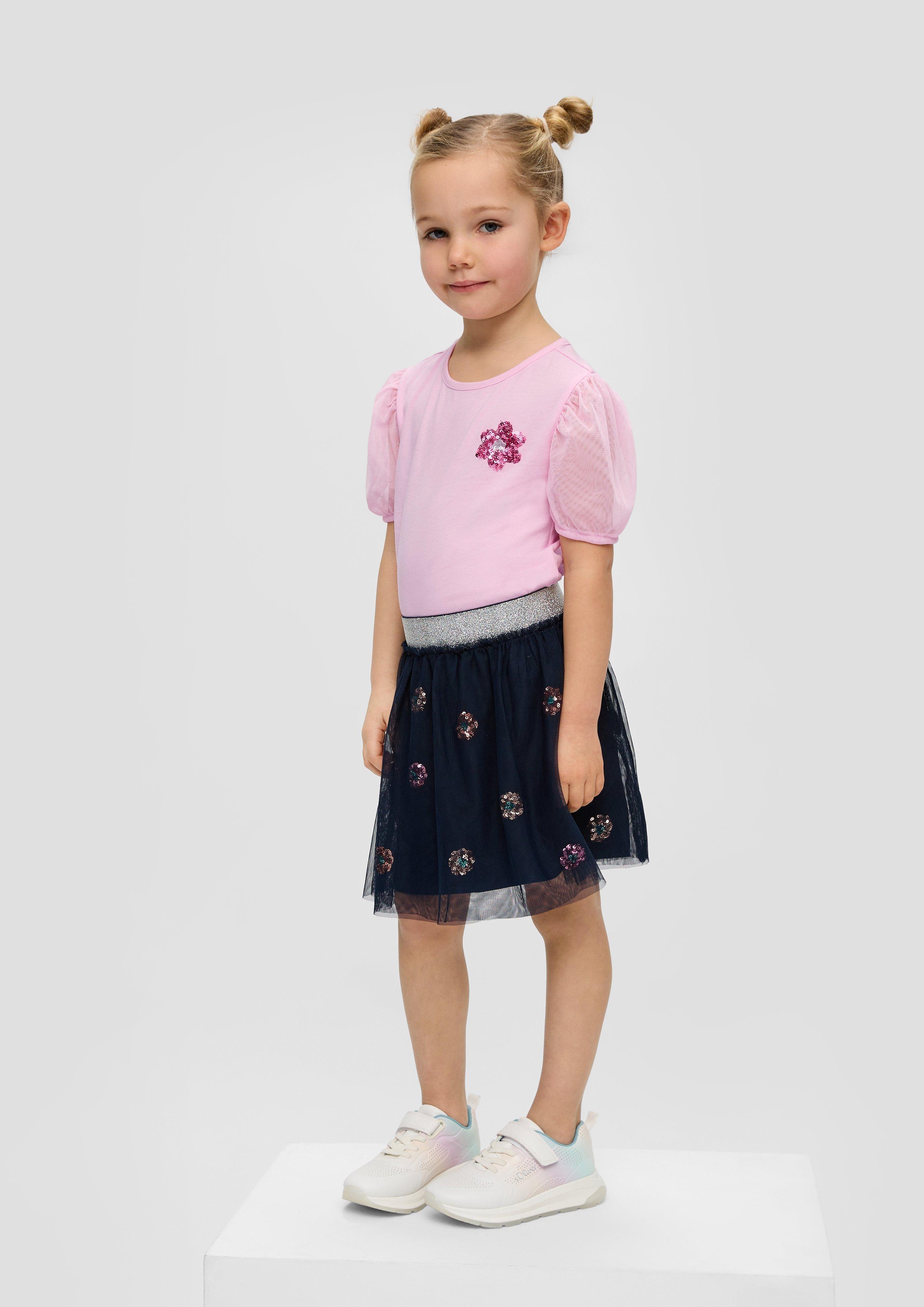 T-Shirt mit Pailletten-Detail  2145543-4073