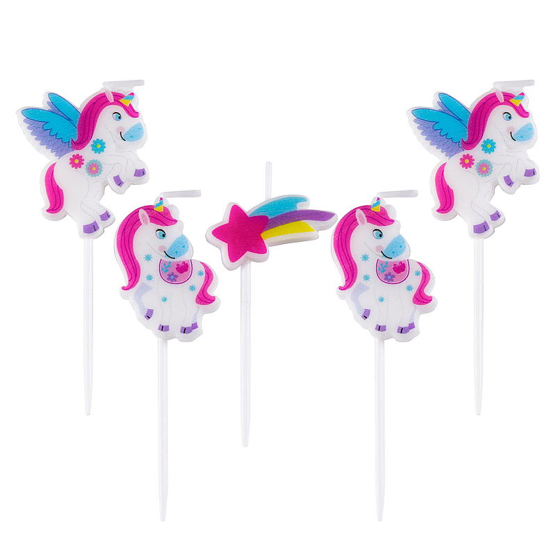 Giform Kakelys 5 stk Unicorn