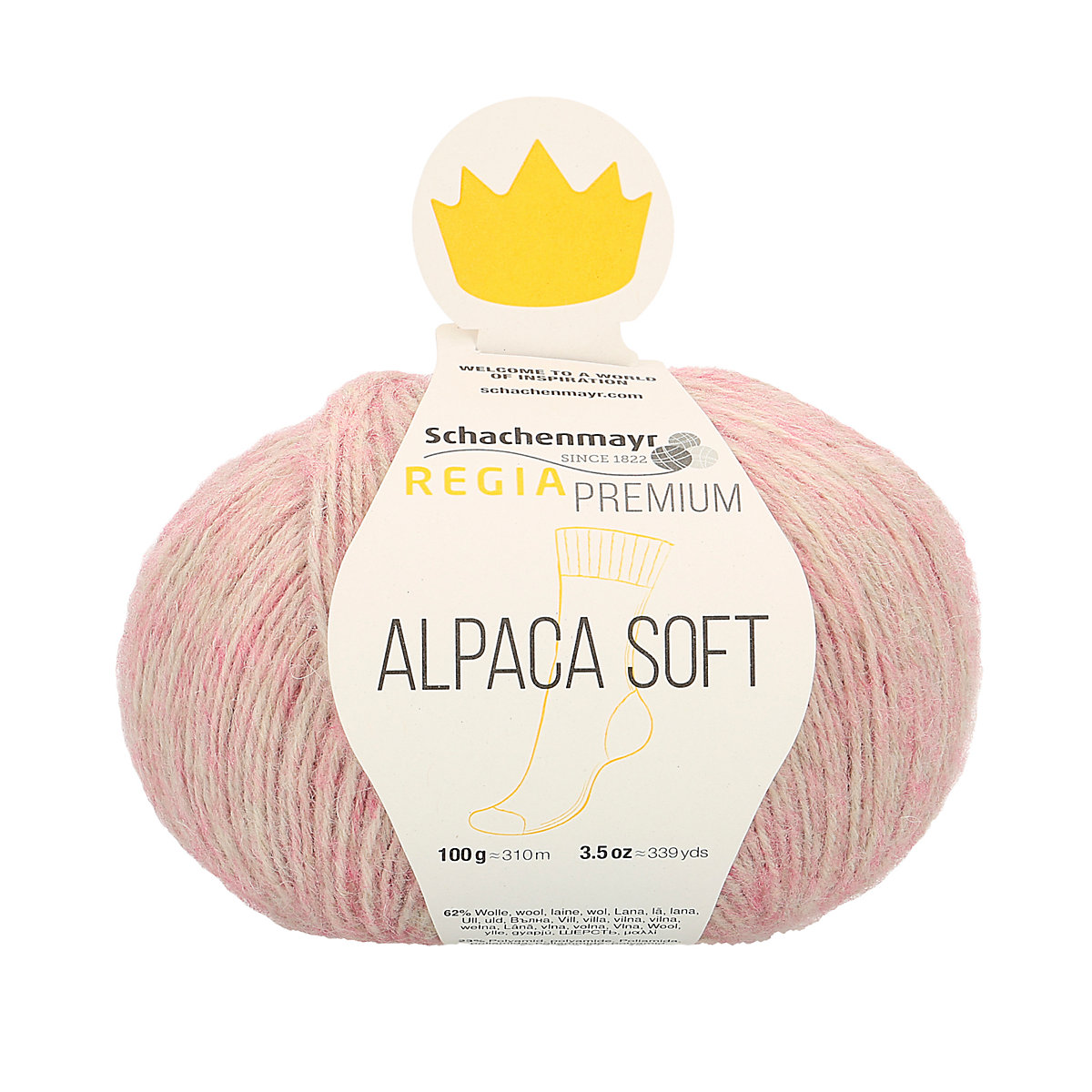 Handstrickgarne Premium Alpaca Soft, 100g Rosé