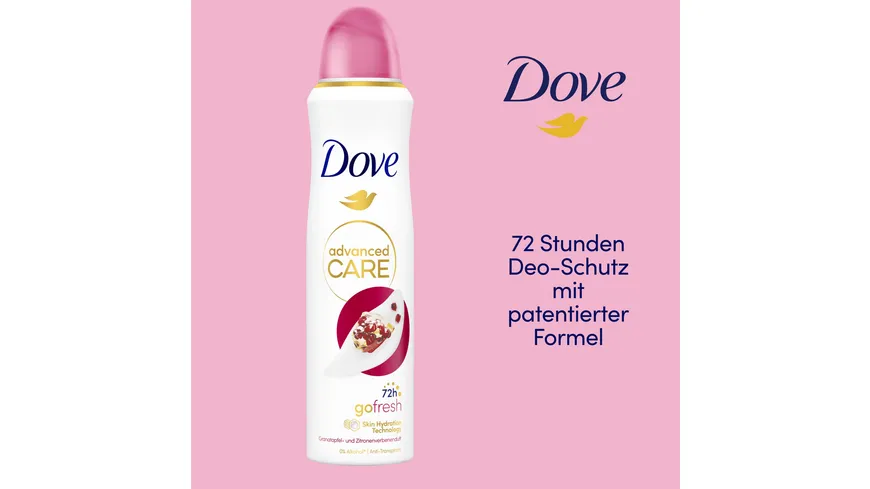 Dove Deo-Spray Antitranspirant Advanced Care go fresh Granatapfel 150 ml
