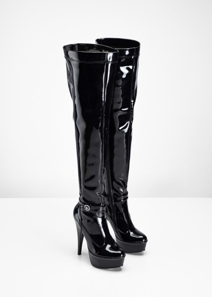 Plateau Overknee Stiefel