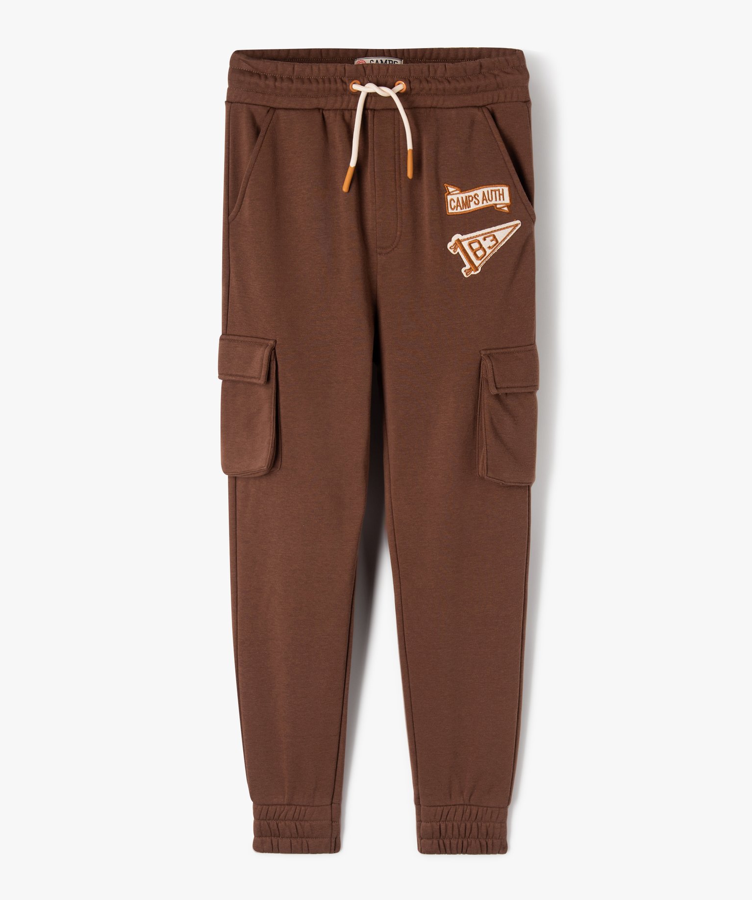 Pantalon de jogging look cargo Garçon - Camps United marron | GEMO