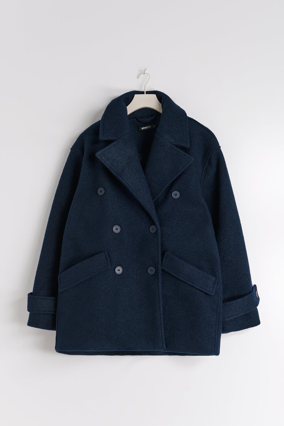 Double breasted peacoat