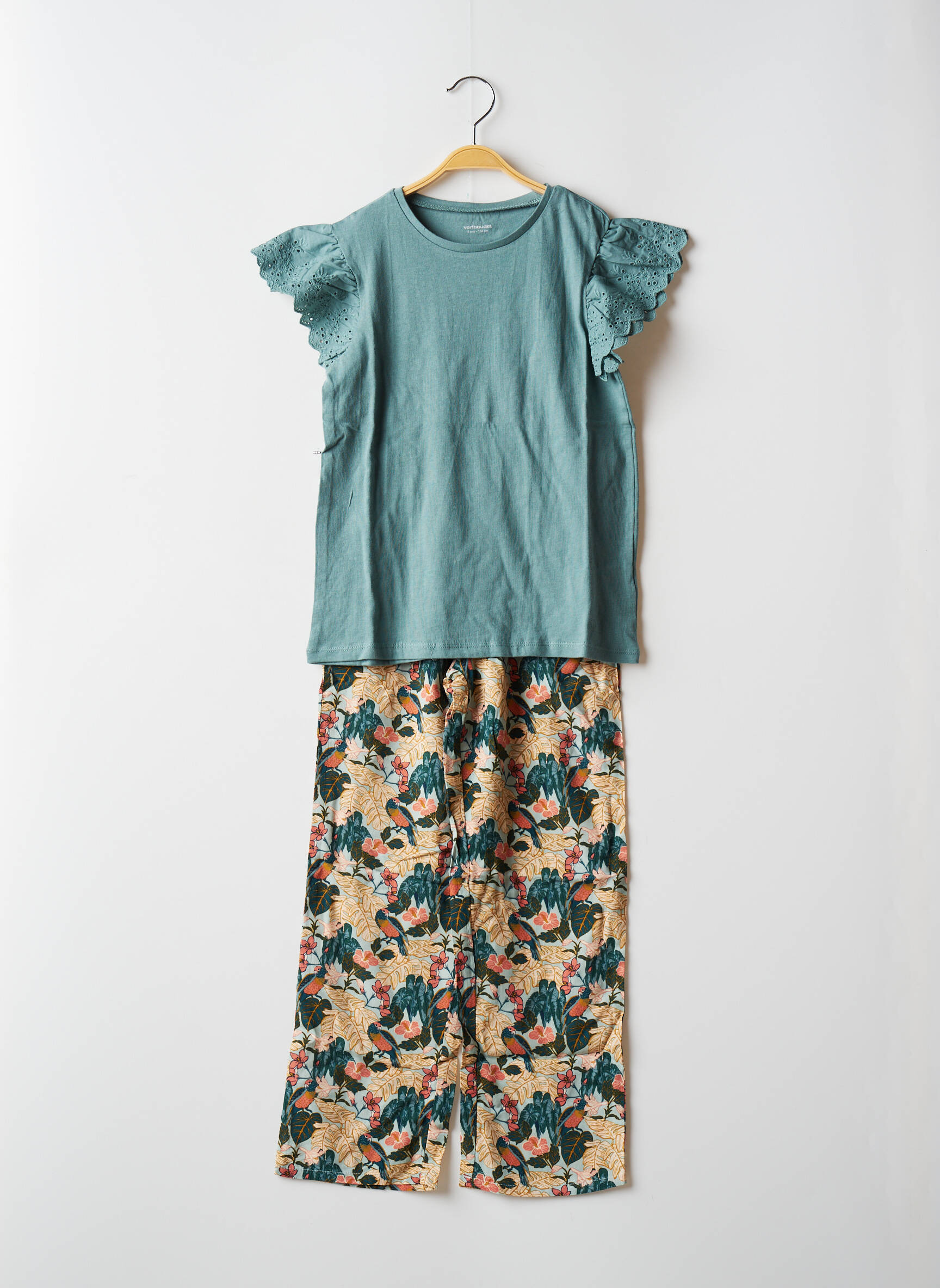 Vertbaudet Pyjamas 1 Fille couleur vert