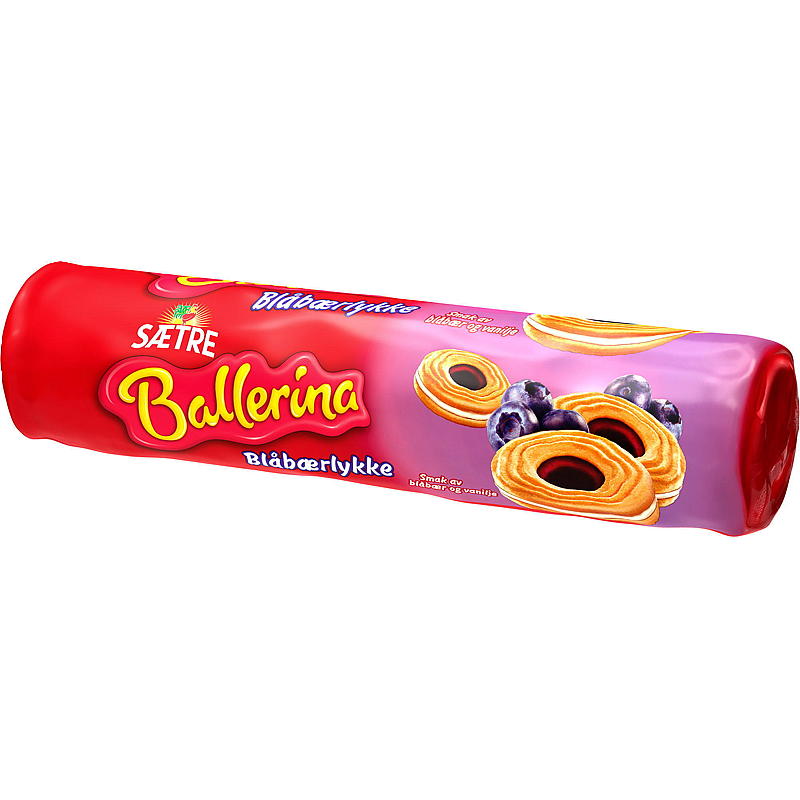 Sætre Ballerina Blåbærlykke 190 g