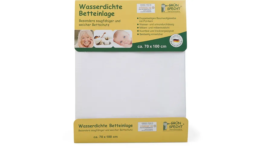 Grünspecht Betteinlage 70x100 cm