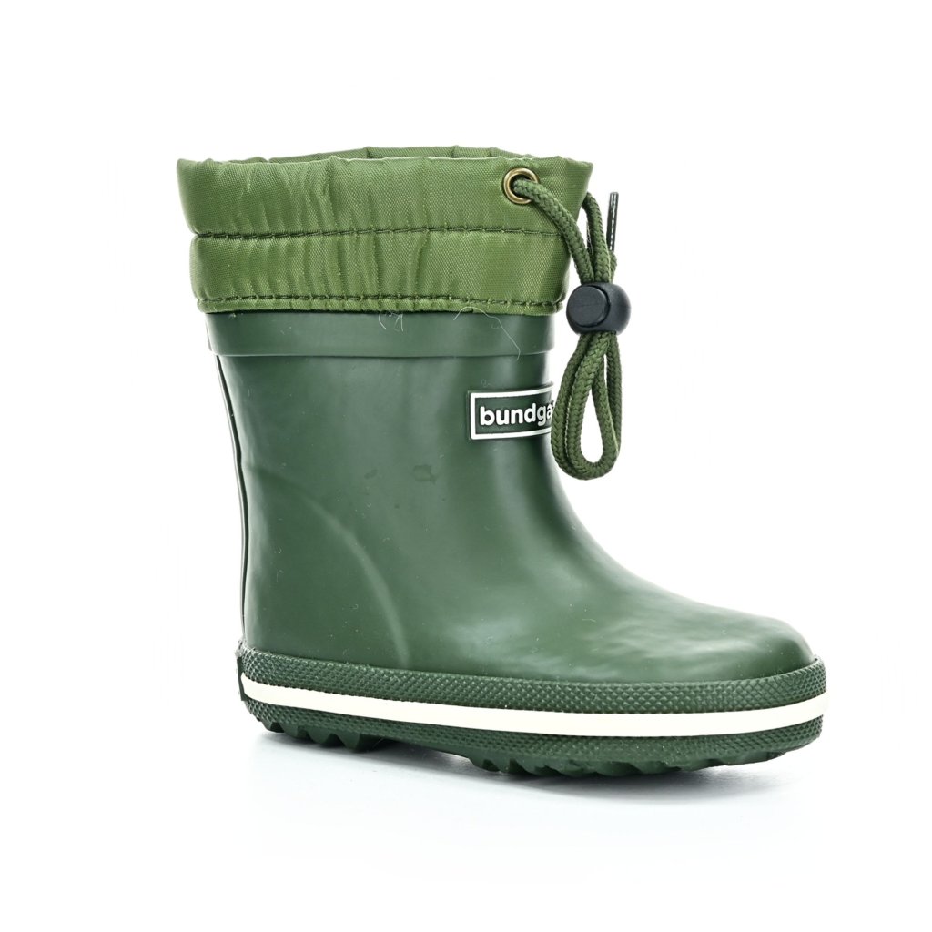 Bundgaard Cirro Low Warm Army gefütterte Barfuß Gummistiefel