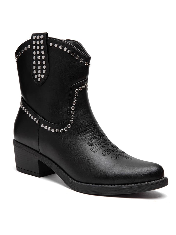 Sixth Sens Stiefeletten in Schwarz günstig kaufen