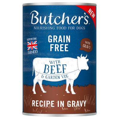 Sparpaket Butcher's Original Getreidefrei für Hunde 48 x 400 g