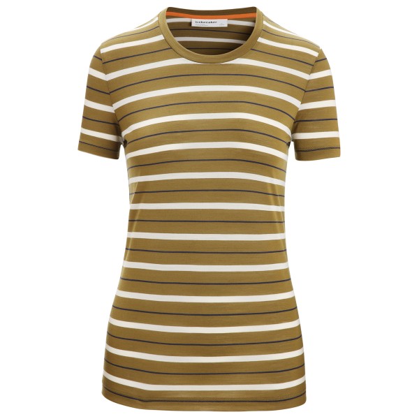 Icebreaker - Women's Wave S/S Tee Stripe - Merinoshirt