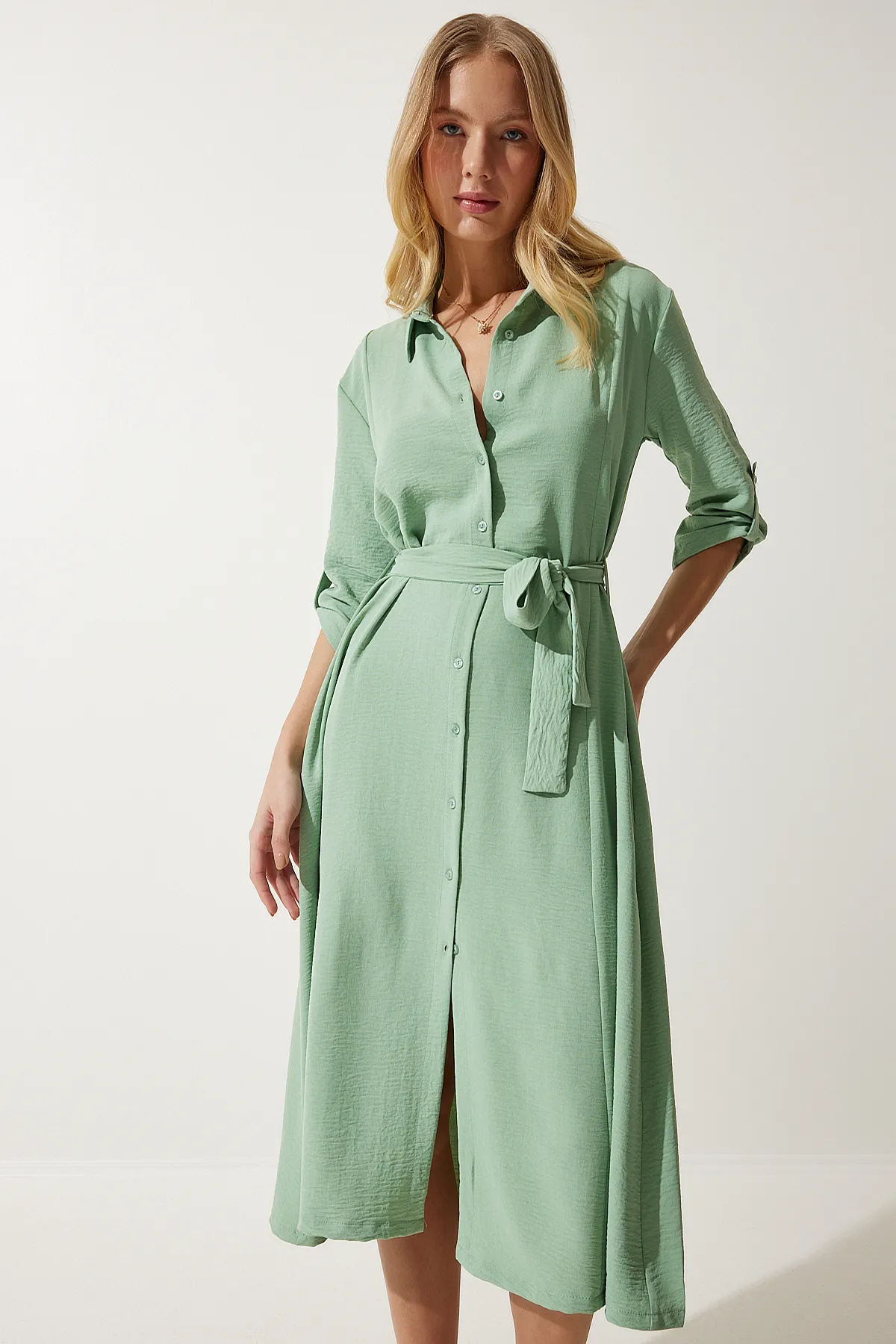 Happiness İstanbul  Kleid - Grün - A-Linie