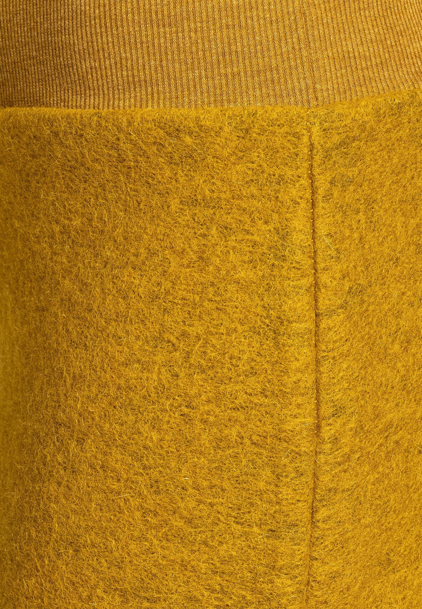 Caspar Bleistiftrock RO031 Damen Winter Bleistift Wollrock knielang