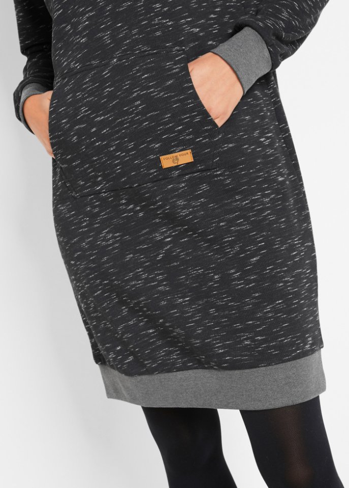 Sweatkleid mit Kapuze