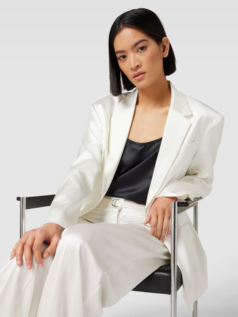 Blazer mit Pattentaschen Modell 'Agura' in offwhite