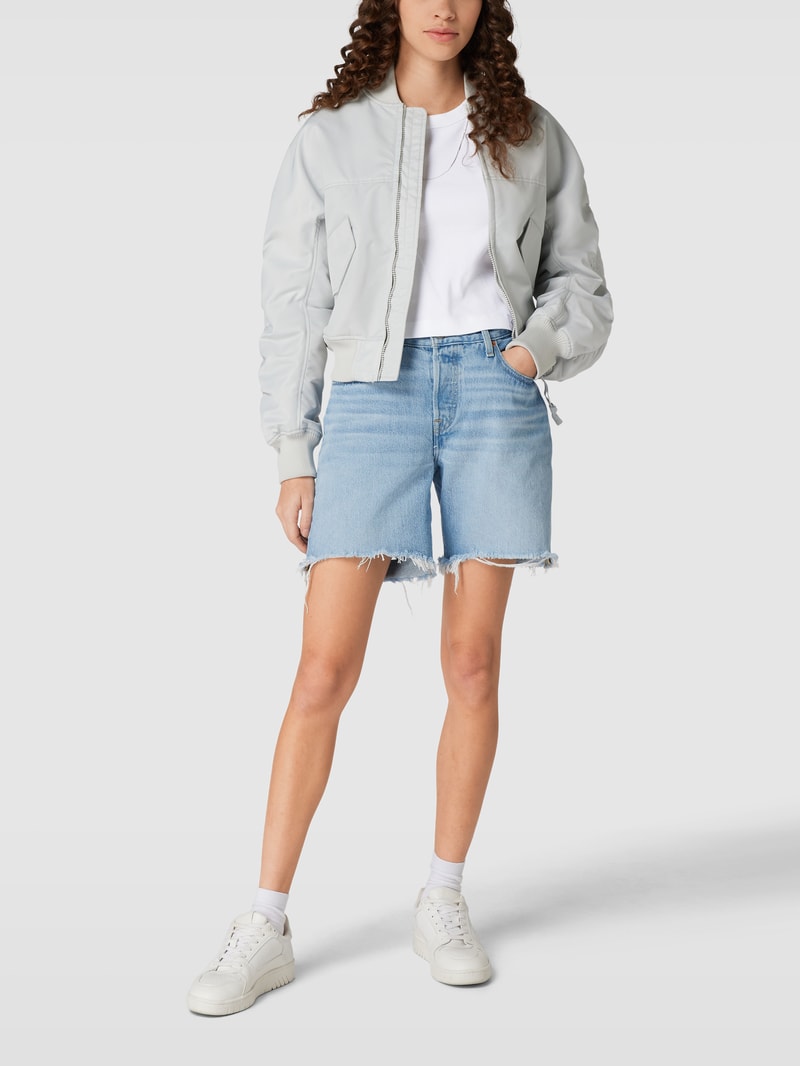 Tanktop mit Feinripp in weiss
