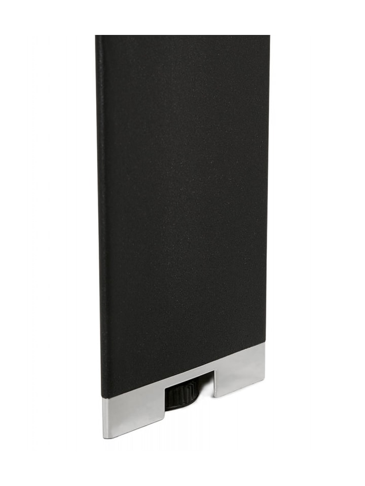 KADIMA DESIGN Konferenztisch Besprechungstisch aus Holz Metall | 140x140x74,6 cm in Schwarz günstig kaufen