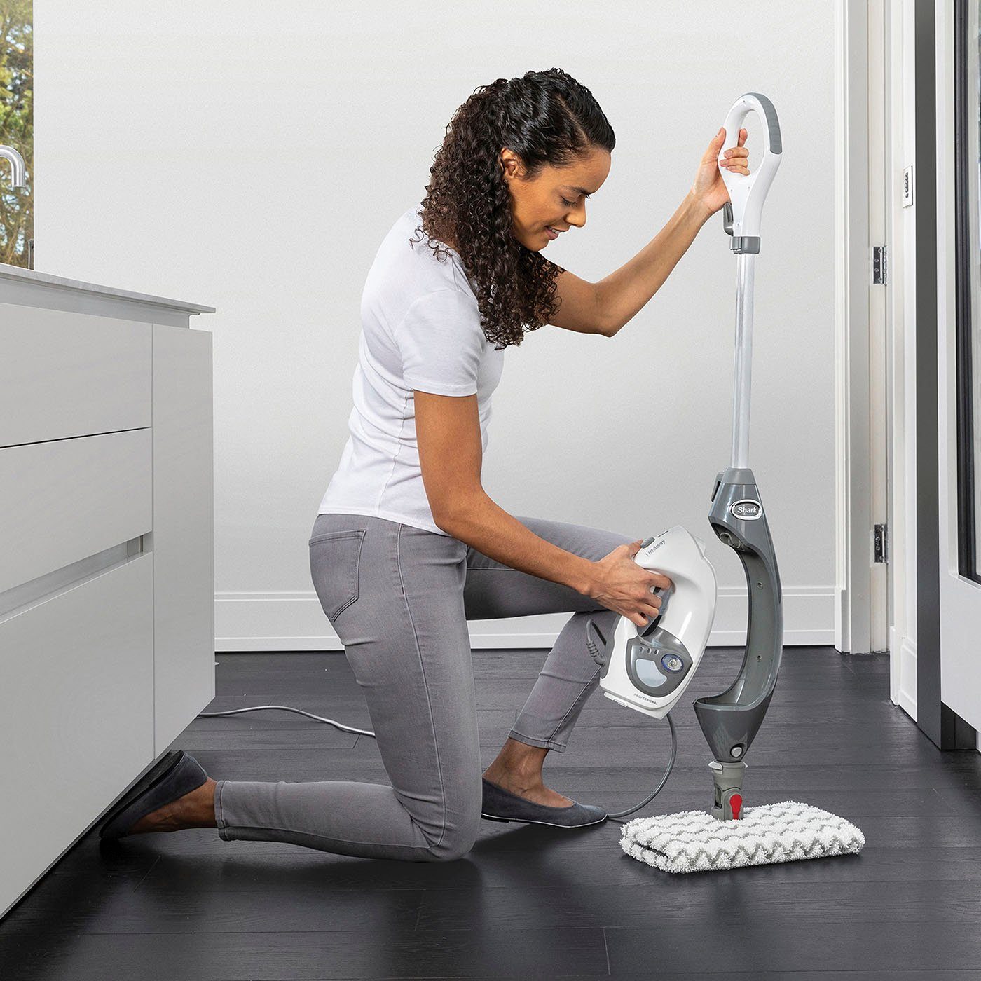 Shark Dampfreiniger S6005EU, 1200 W, intelligente Dampfregulierung, 0,5l