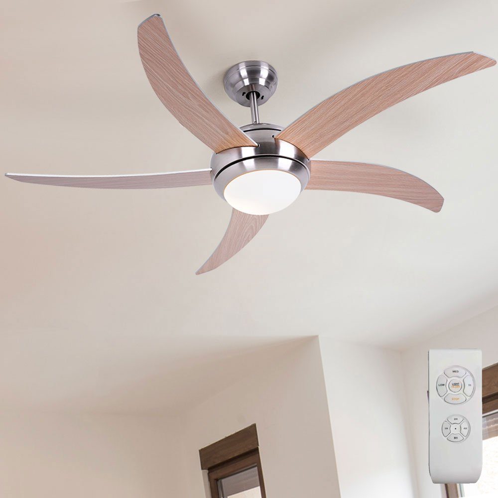 etc-shop Deckenventilator, Deckenventilator mit Beleuchtung Sommer Winter Deckenventilator