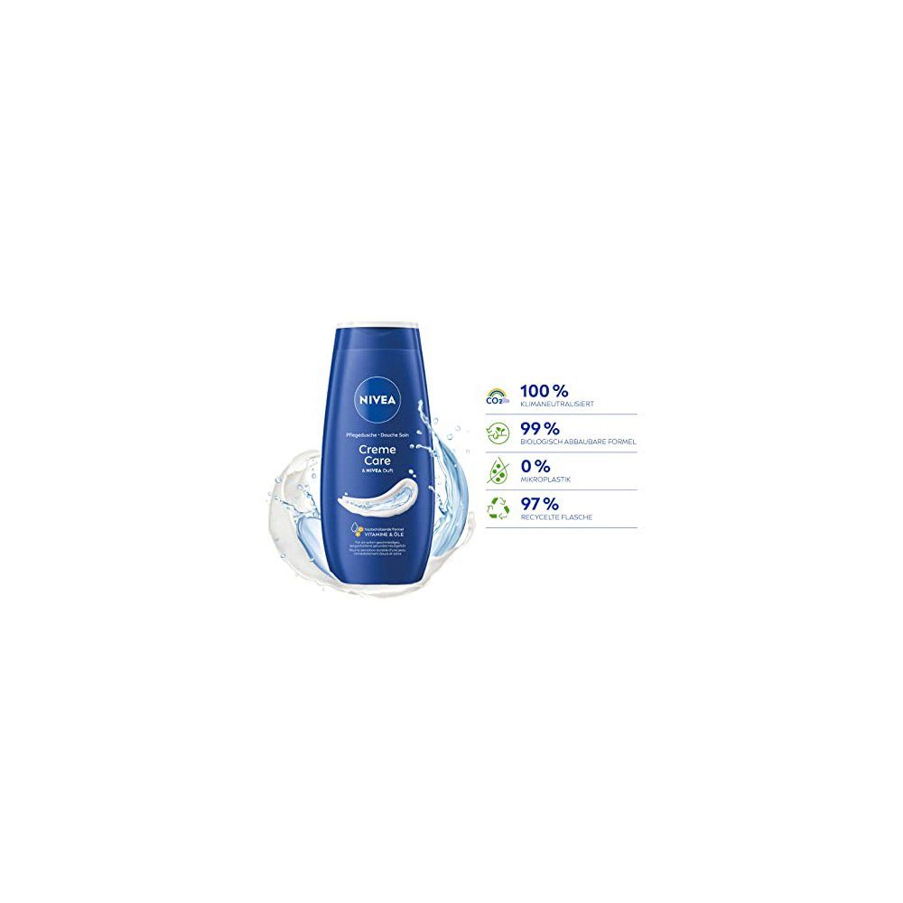 Nivea Duschgel Creme Care Pflegedusche (250 ml), Duschgel mit Vitaminen