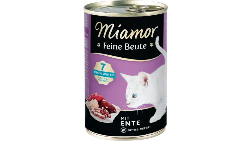 Miamor Katzennassfutter Feine Beute Ente 400 g