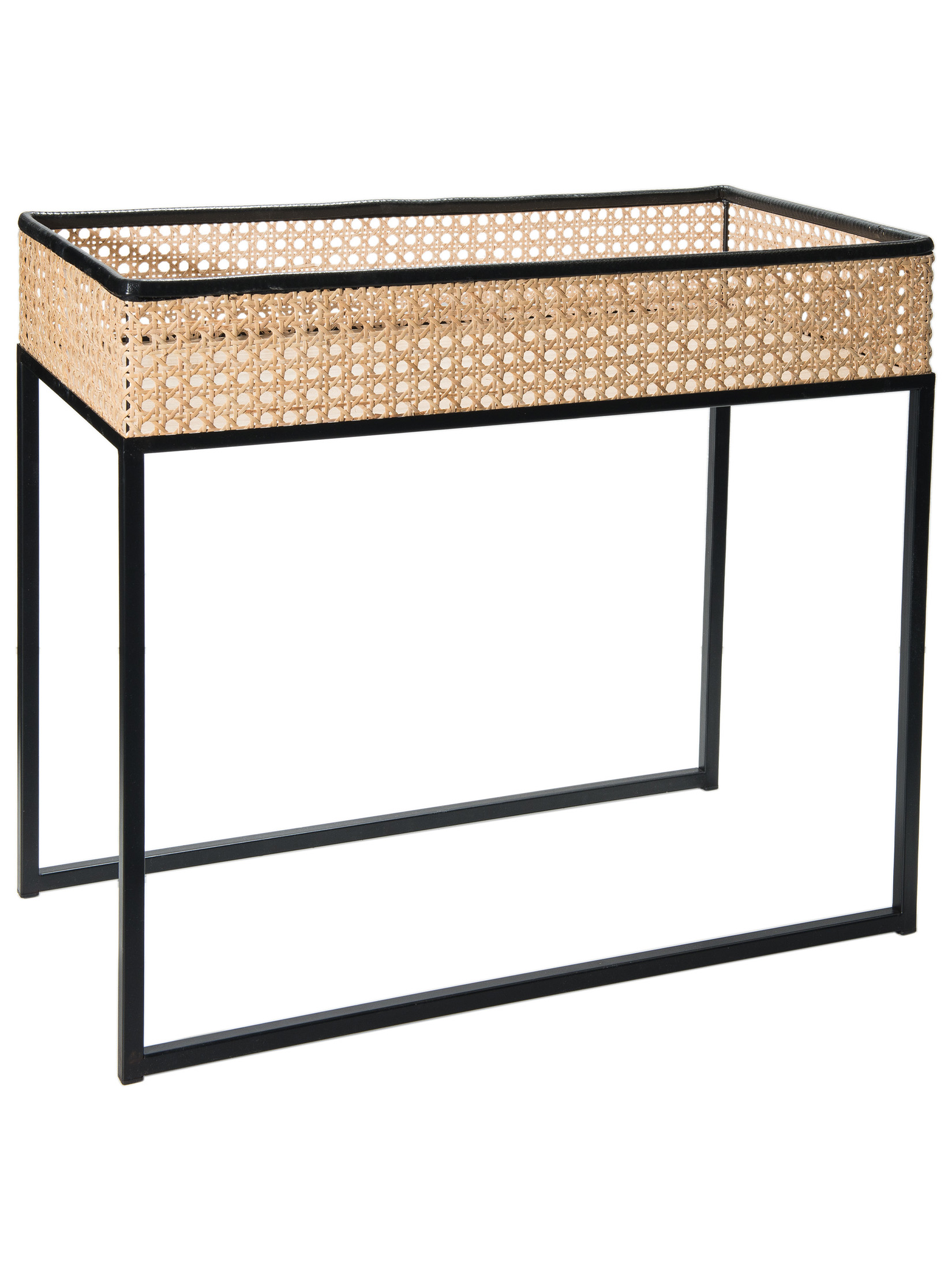 Coffee Table Tisch, Schwarz/Beige