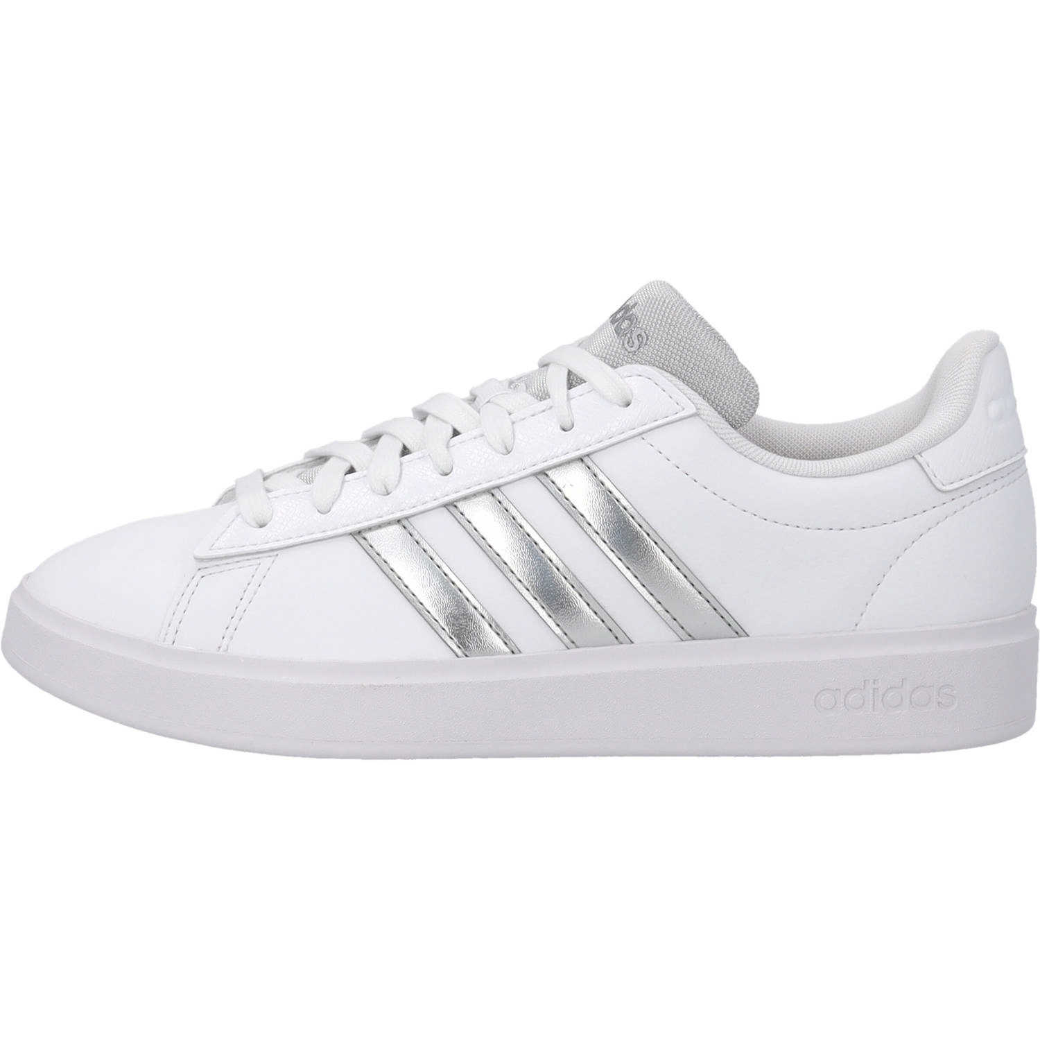 Adidas Grand Court 2.0 W, Sneakers Low, Damen, white/silver met