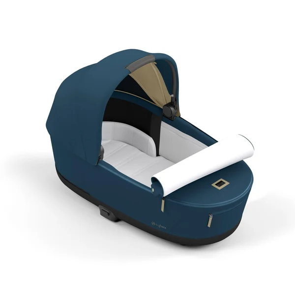 Cybex Priam V4 stroller set mountain blue, frame chrome black