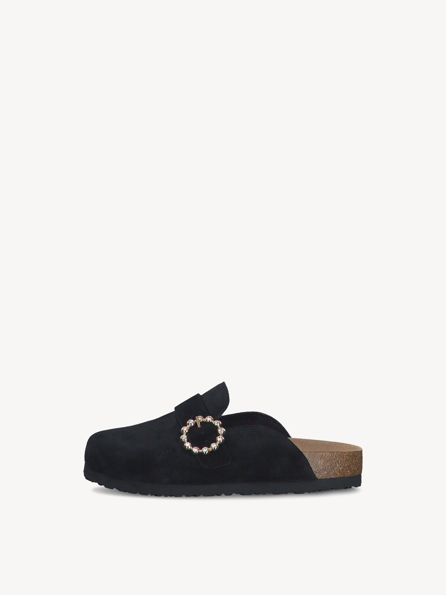 Mule en cuir - noir