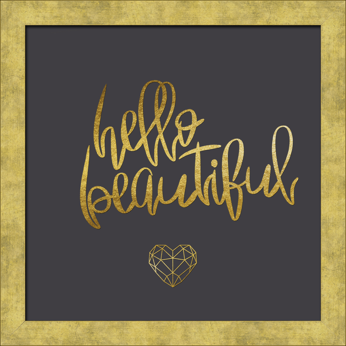 Kunstdruck Beautiful & Gold IV 35 x 35 cm