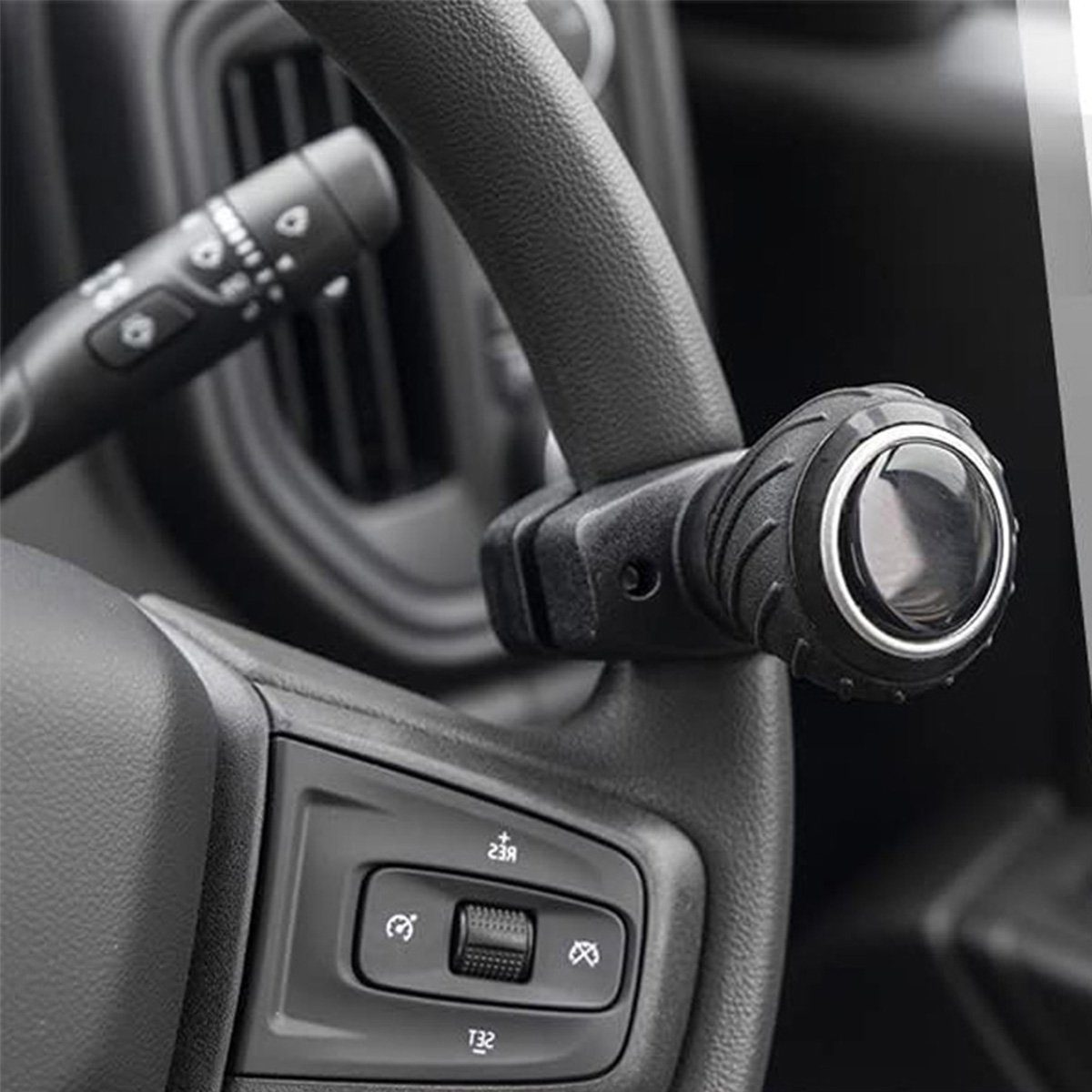 götäzer Lenkradbezug Universal Lenkrad Hilfskraftgriff Drehknopf (Lenkradgriff Power Ball), (1-tlg), Geeignet für Autos,Lastwagen,Traktoren,Rasenmäher,Gabelstapler, etc.