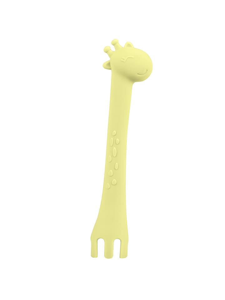 Kikkaboo Kinder Silikonlöffel Giraffe in gelb günstig kaufen onesize