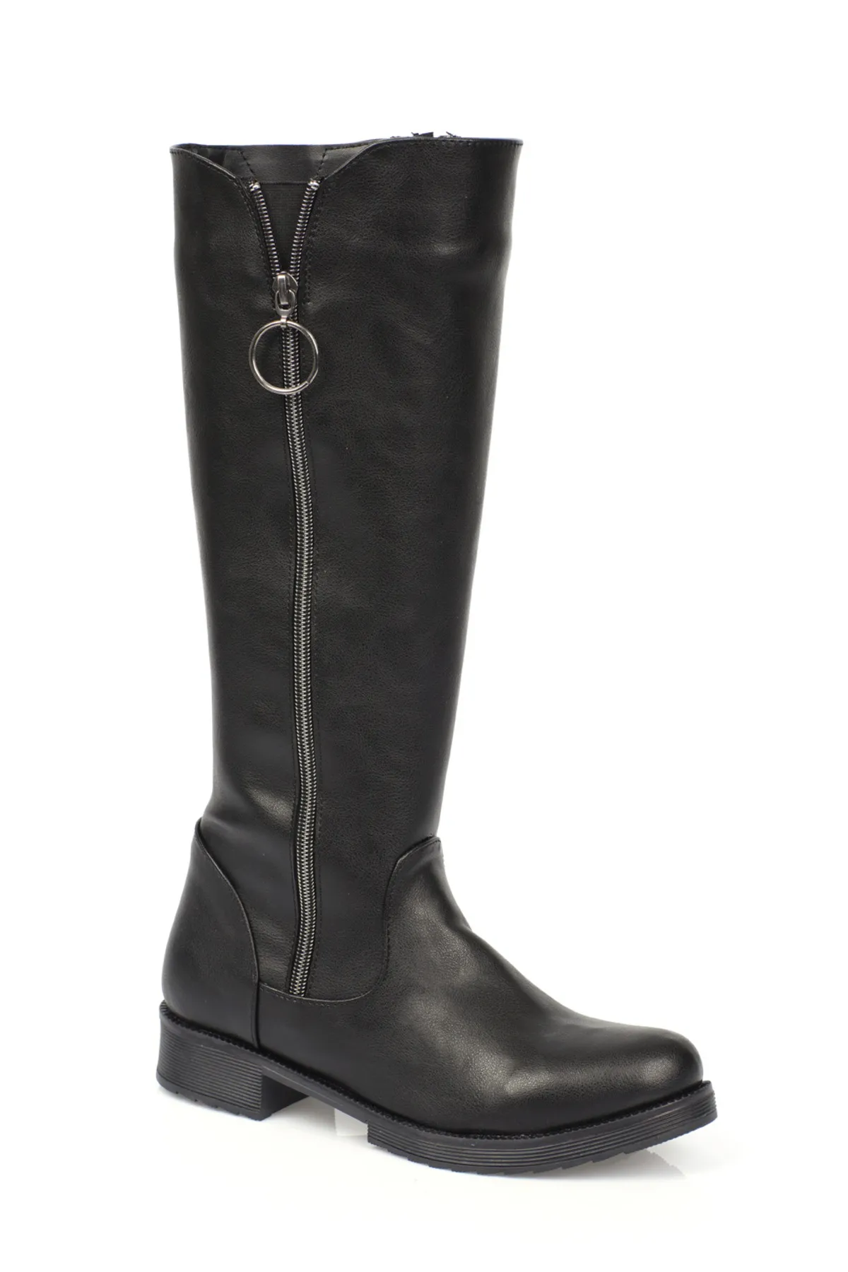 Capone Outfitters  Unterhalb des Knies Damenstiefel mit externem seitlichem Reißverschlusszubehör und innerem seitlichem Reißverschluss