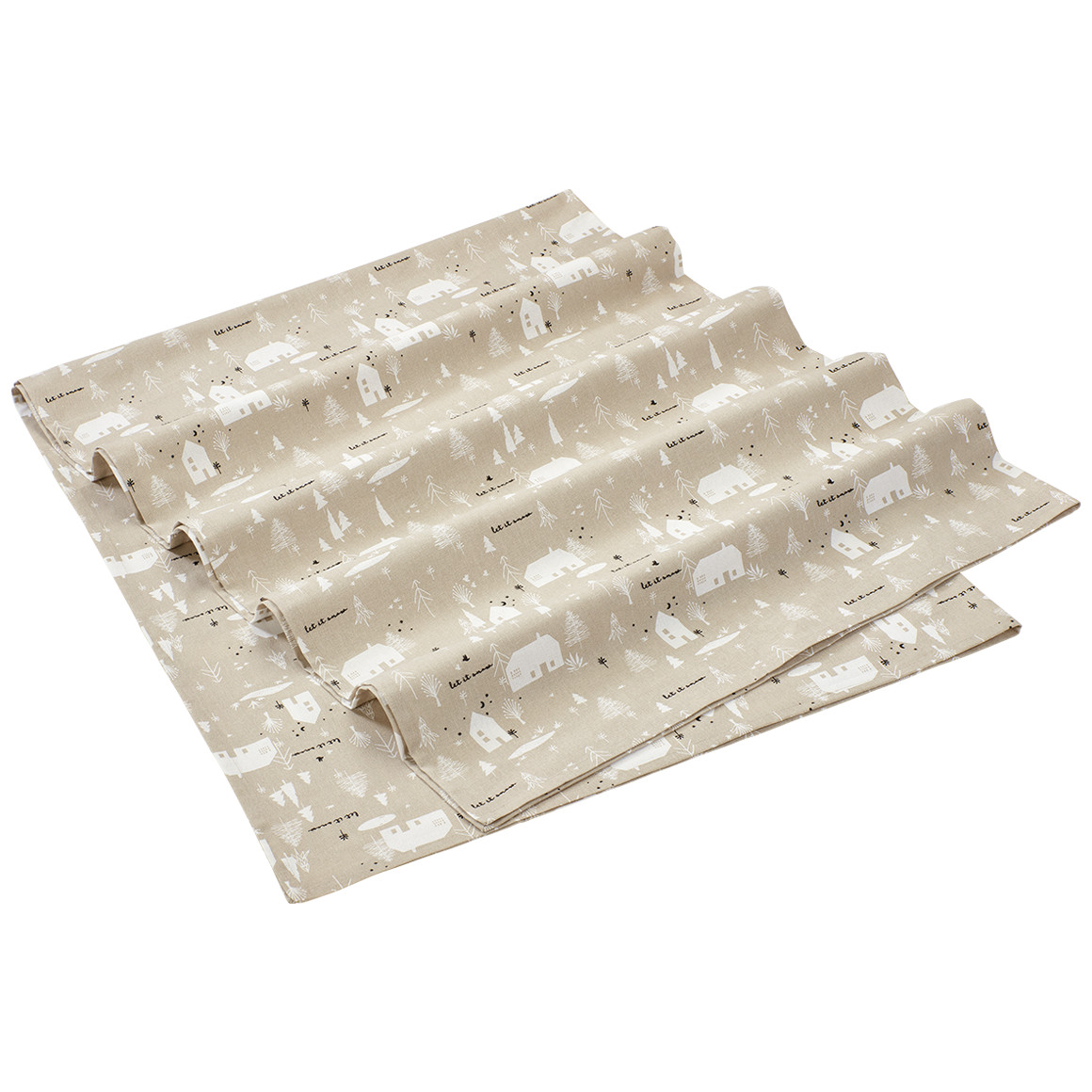 Tischdecke mit Winterlandschaft