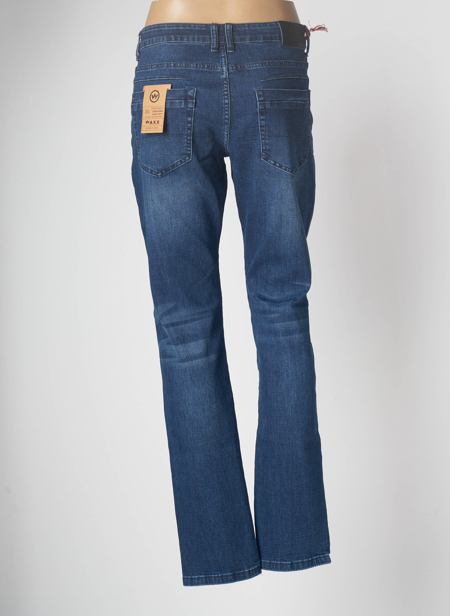 Waxx Jeans Coupe Droite Femme couleur bleu