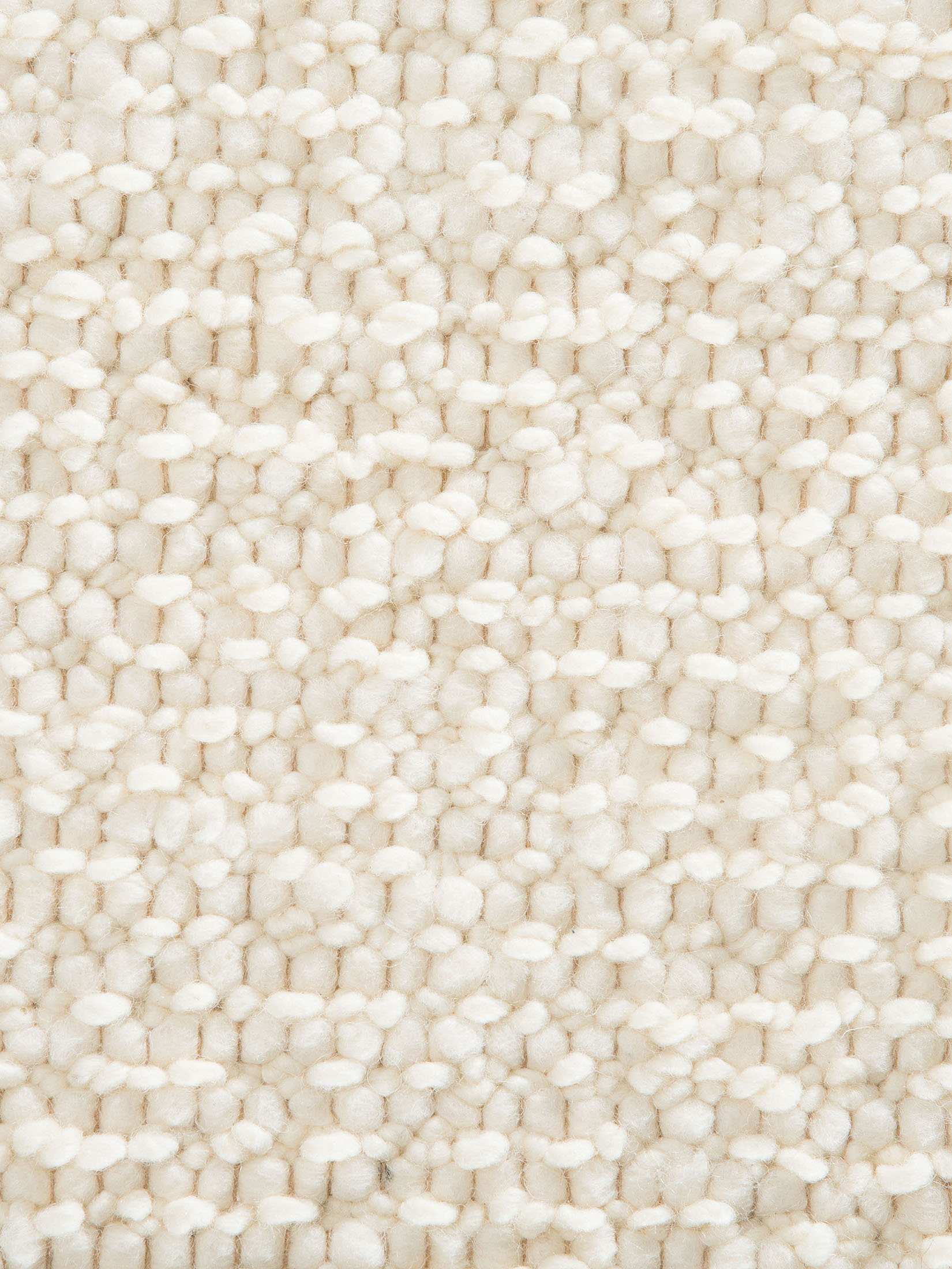 Walsertal Handweb-Teppich, Creme