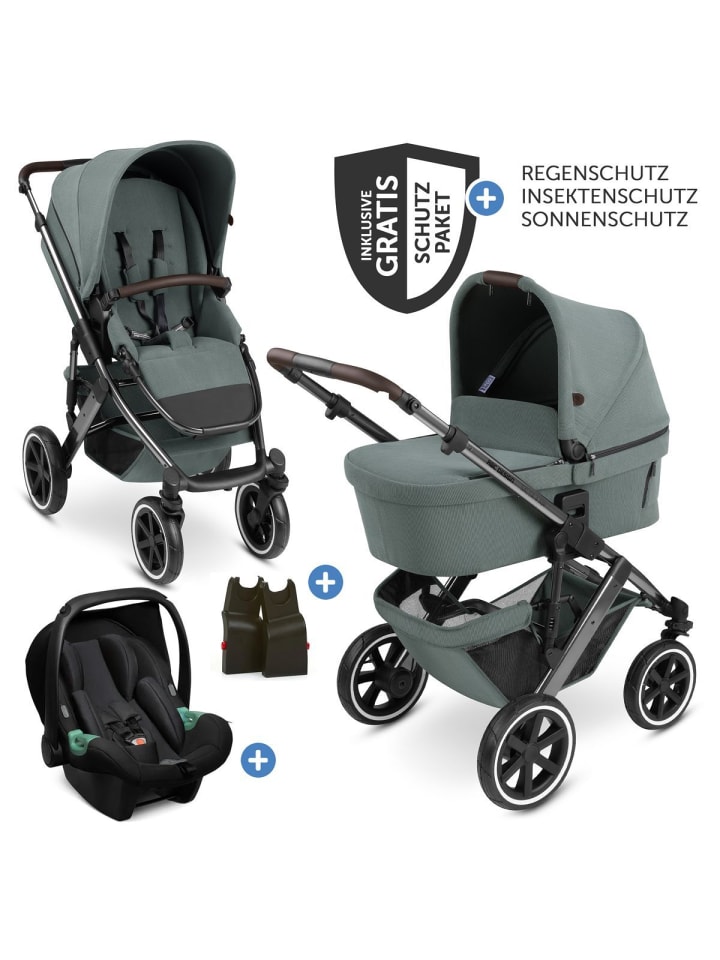 ABC-Design 3in1 Kinderwagen-Set Salsa 4 Air - inkl. in gruen günstig kaufen onesize