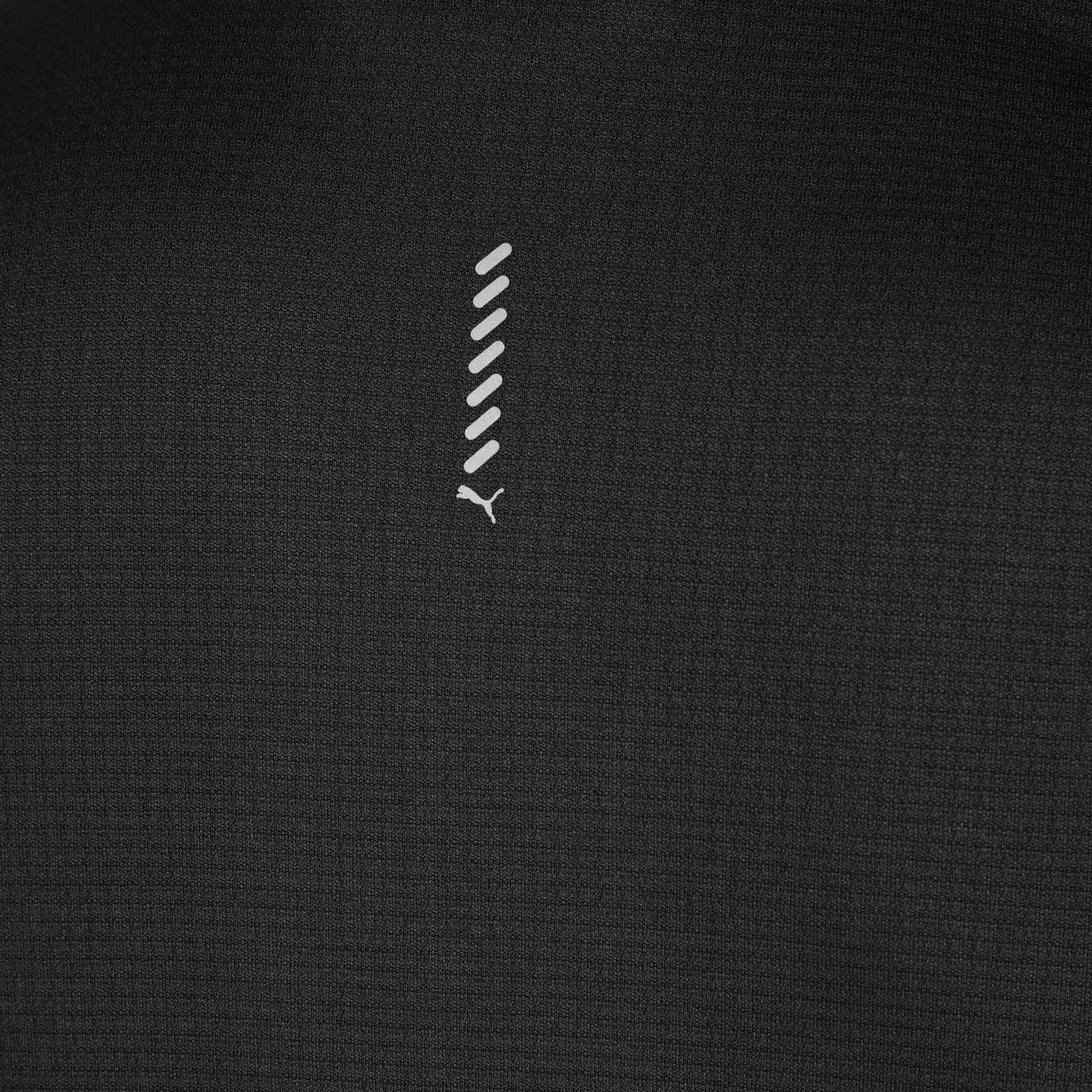 Run Microfleece Half-Zip Lauftop Herren - Schwarz