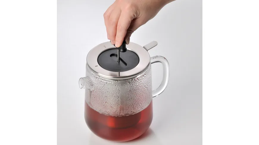 WMF Teekanne 1,3l mit Teesieb und Stövchen Sensi Tea