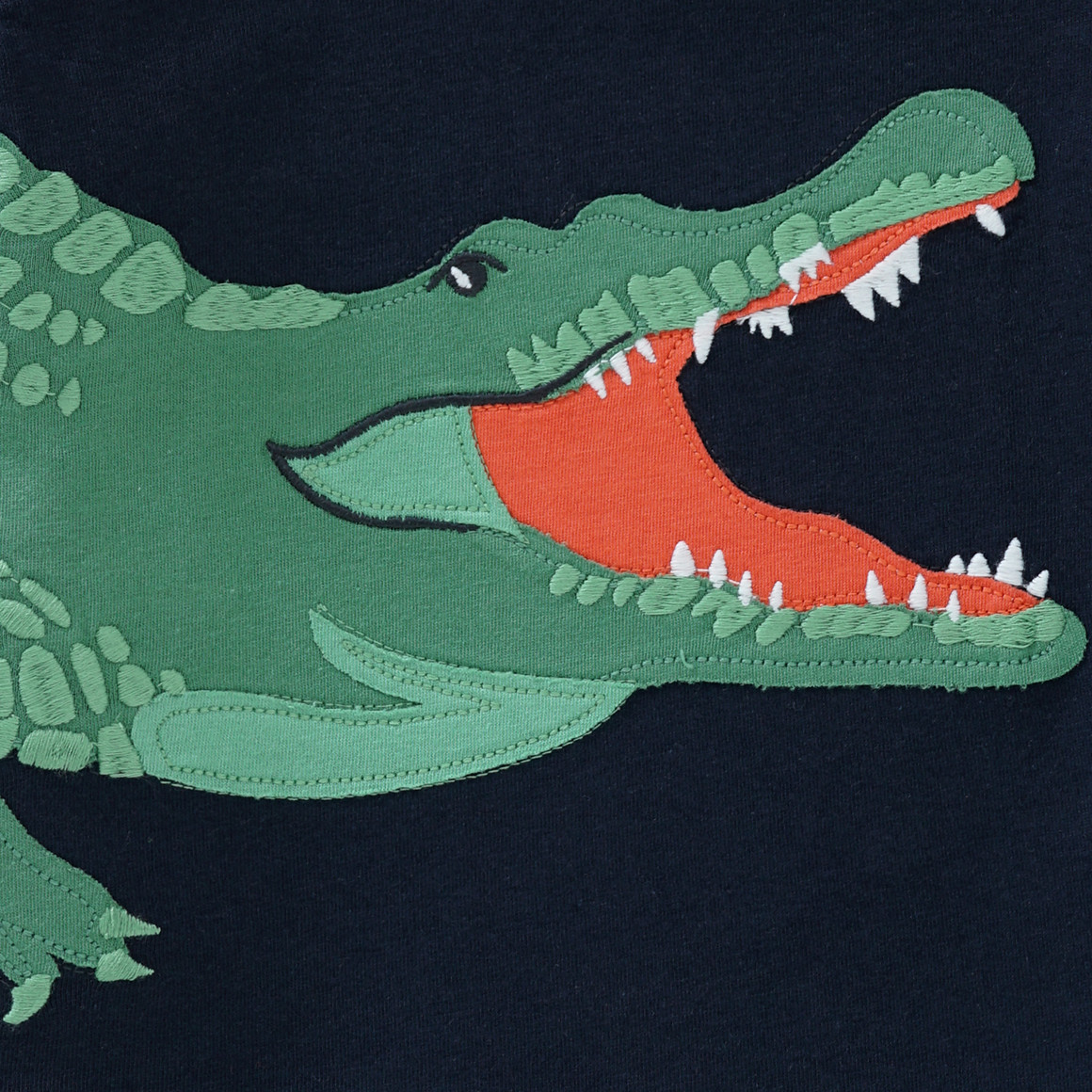 Baby T-Shirt mit Krokodil-Applikation