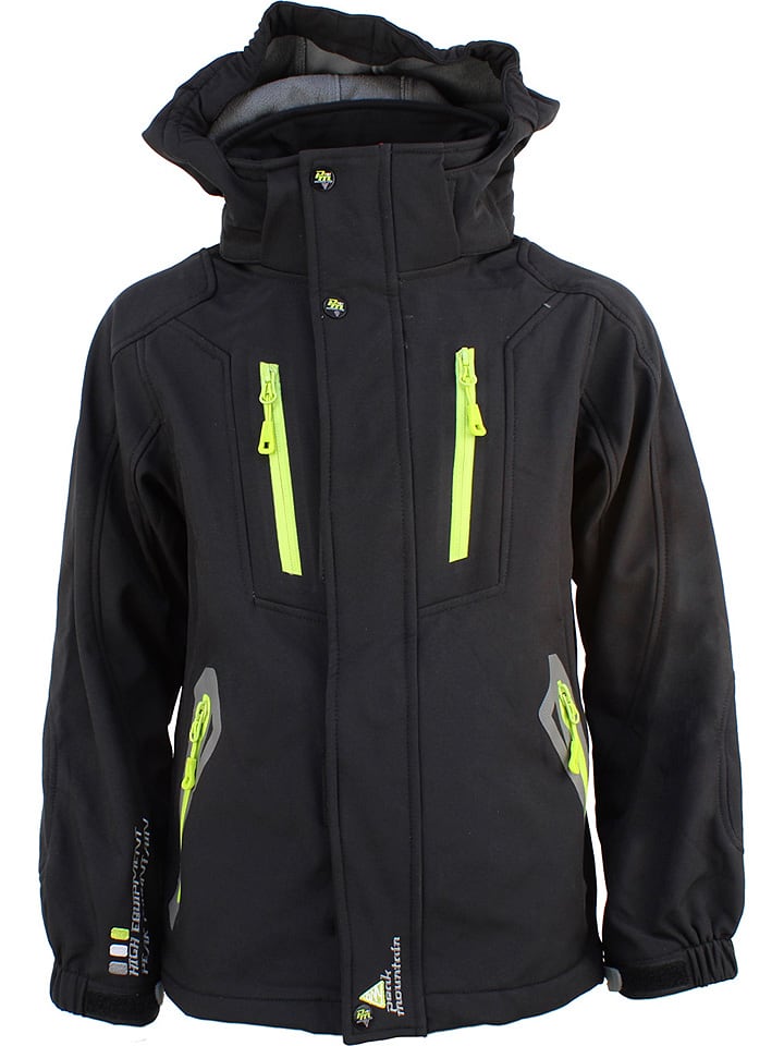 Peak Mountain Softshelljacke in Schwarz günstig kaufen