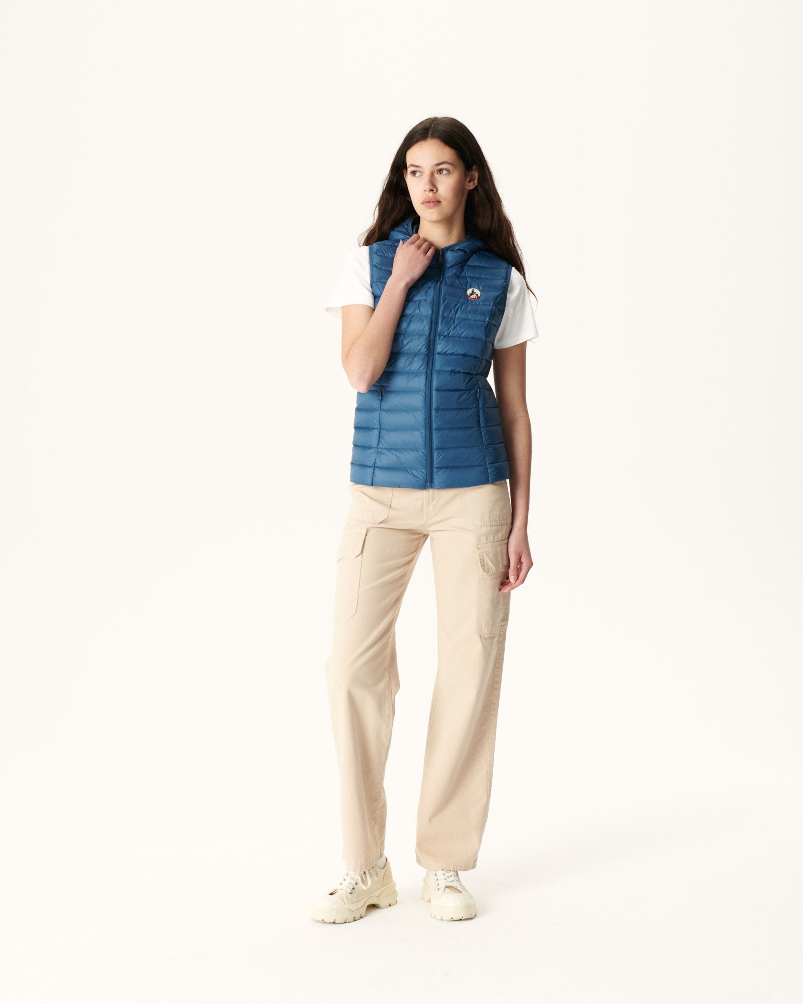 Doudoune légère sans manches Bleu jeans Mali