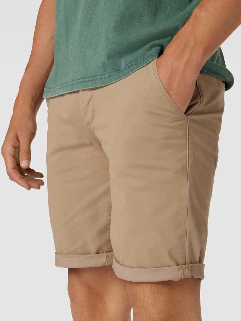 Chinoshorts inklusive Gürtel Modell 'Mike' in beige