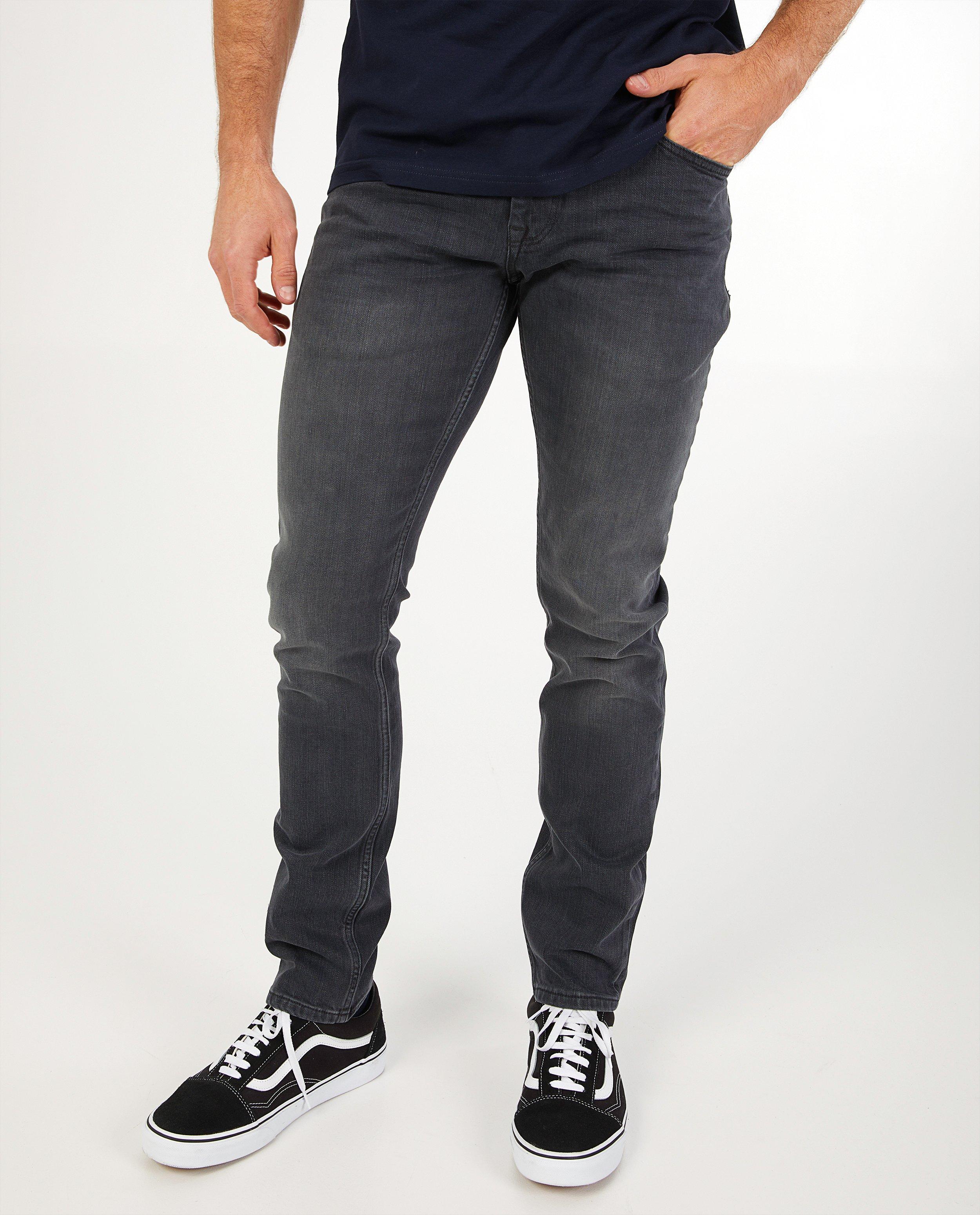 AM denim slim post-consumer I AM gri