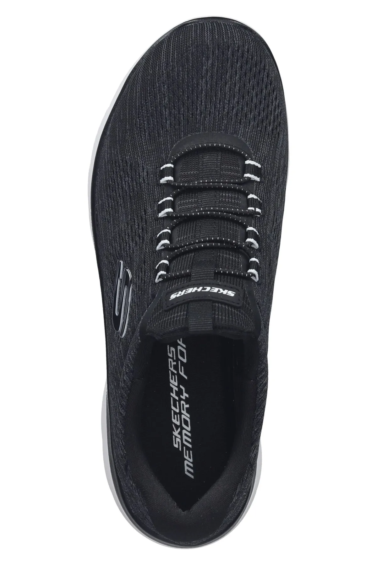 SKECHERS  Sneaker - Schwarz - Flacher Absatz