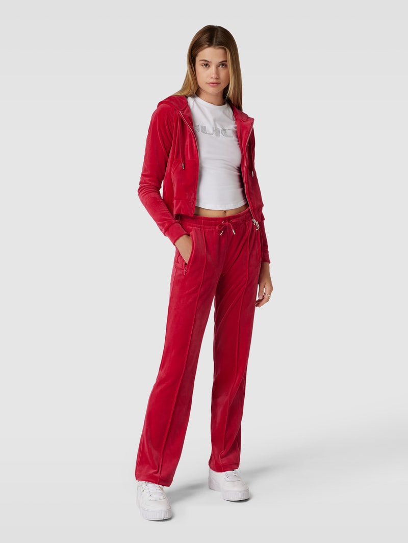Sweatpants mit Strasssteinbesatz Modell 'TINA' in pink