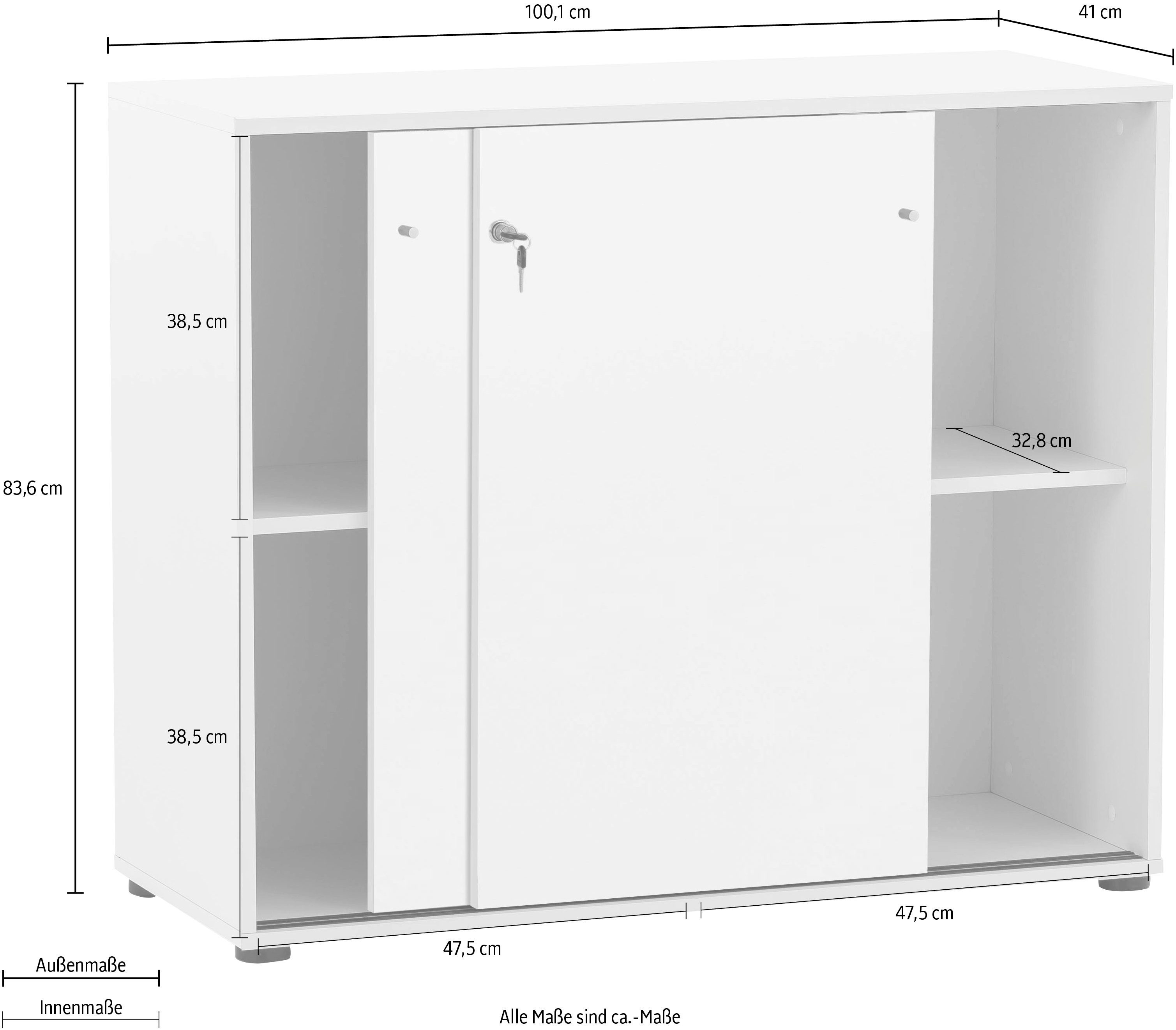Schildmeyer Aktenschrank Serie 400 Breite 100 cm