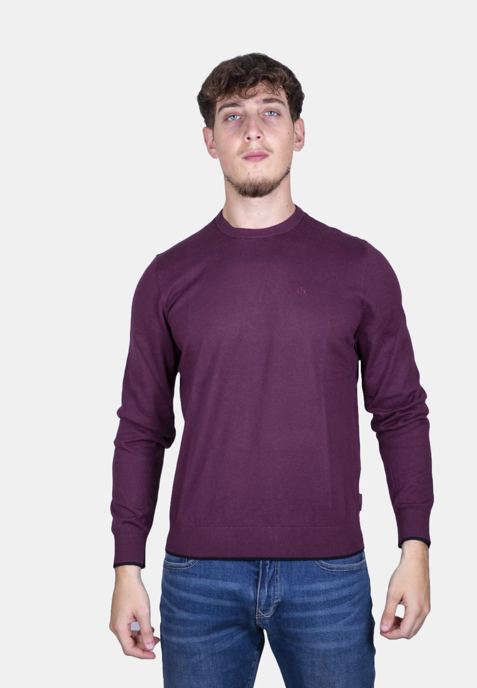 Suéter de cuello redondo Armani Exchange
