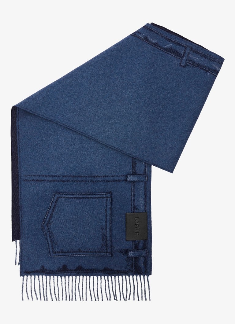 LOEWE Šátek z kašmírové směsi 180 x 38 cm