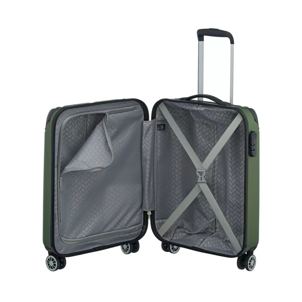 Travelite City Handgepäcktrolley mit 4 Rollen S 55cm 40 Liter - Grün