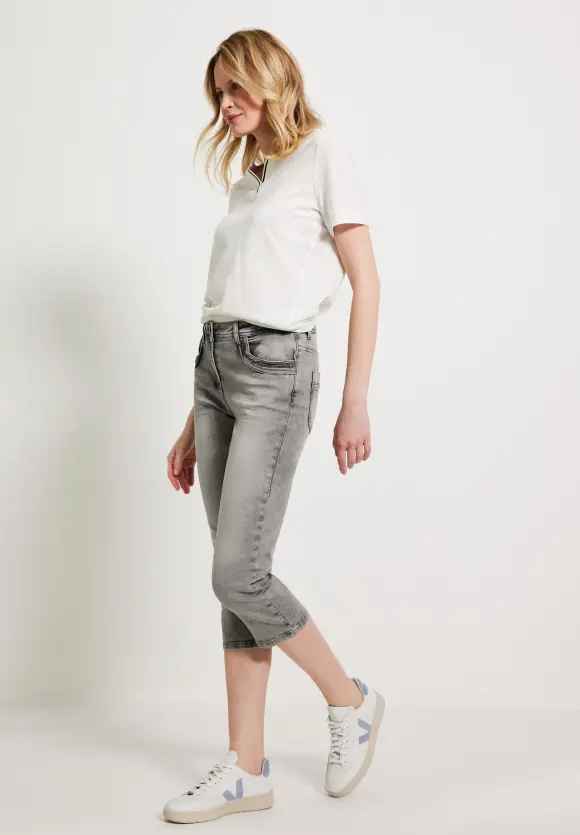 CECIL Slim Fit Jeans in 3/4